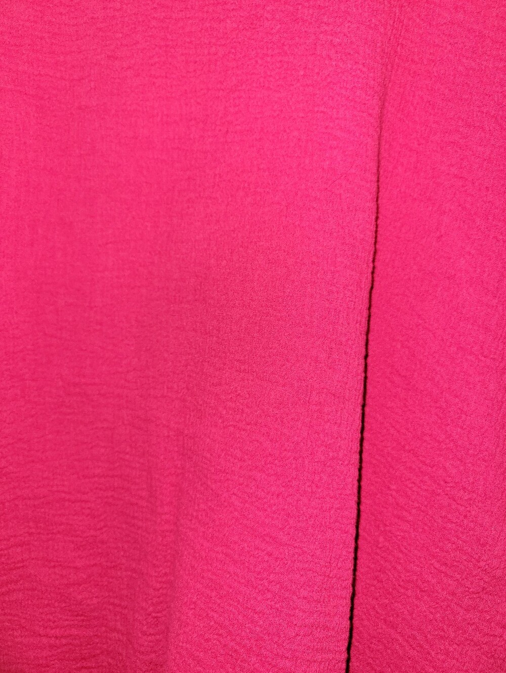 Women’s Soft Surroundings Round Neck Ruffled Sleeve Top - Raspberry Pink Size M - Picture 4 of 13
